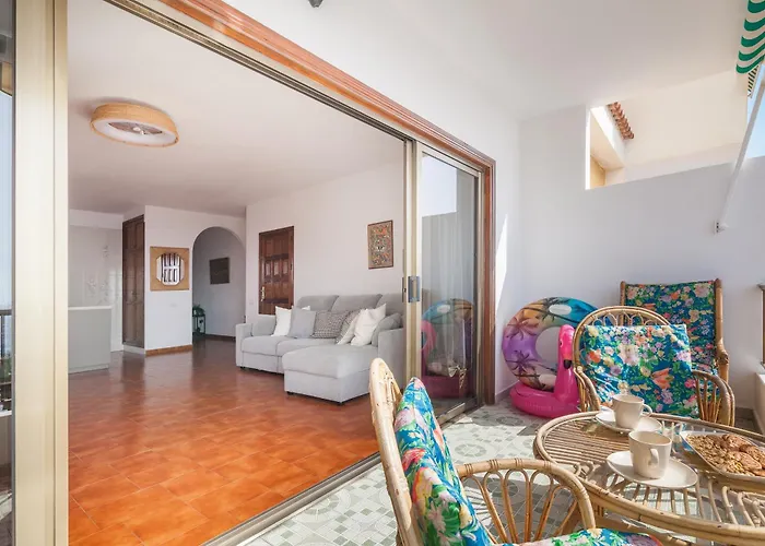 Casa De Franco - Ocean View, 50m From Playa La Arena, Fibre Net Lägenhet